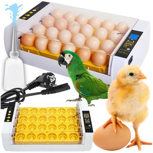 Inkubator klujnik wylęgarnia automatyczna cyfrowy owoskop obracanie jaj 24 na Arena.pl