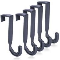 5x Haczyk Wieszak Drzwi Szafkę Kabinę Ręcznik Ścierkę Kuchenny Łazienkowy