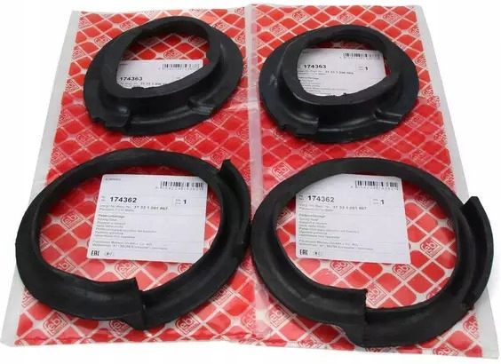 FEBI PODKŁADKI SPRĘŻYNY BMW 3 E46 5 E39 E60 E61 zdjęcie 1