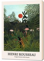 Obraz 70x100cm Design Virgin Forest, Rousseau Vintage do Salonu