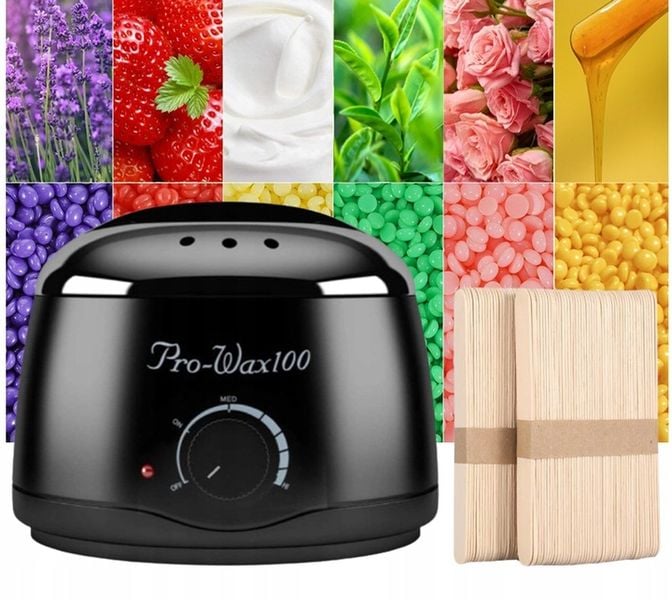 Podgrzewacz wosku 6x wosk twardy Zestaw depilacja zdjęcie 6
