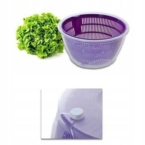 WIRÓWKA SUSZARKA CEDZAK DO SAŁATY WARZYW OWOCÓW 5L KOSZYK KOLORY JAKOŚĆ na Arena.pl