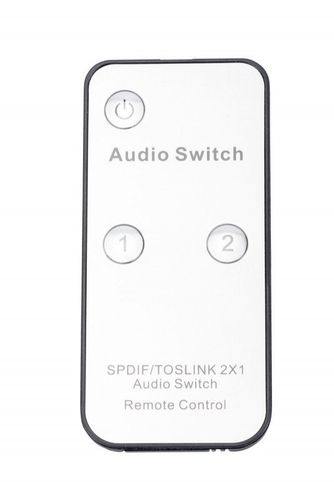 Przełącznik/Switch Audio 2xToslink do 1xToslink, z pilotem na Arena.pl