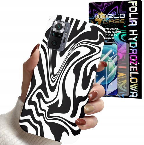 ETUI DO XIAOMI NOTE 10 PRO - ABSTRAKCJA ZEBRA WZORY DLA KOBIET + FOLIA na Arena.pl