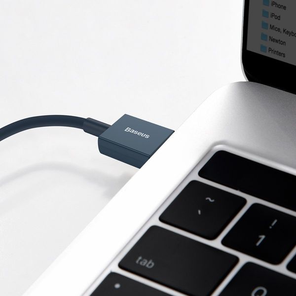 kabel usb do lightning baseus superior series, 2.4a, 2m (niebieski) zdjęcie 8