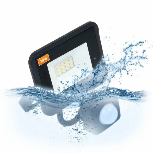 Naświetlacz halogen lampa LED z czujnik ruchu 10W zdjęcie 1