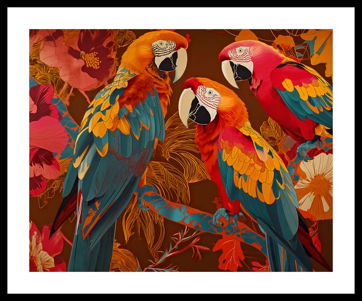 Plakat 50x40cm Kolorowe Ary zdjęcie 3
