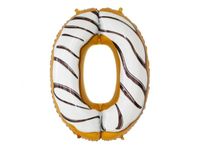 Balon foliowy "cyfra 0", ciasteczko, 78 cm [balon na hel]