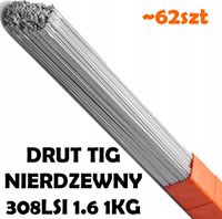 DRUT SPAWALNICZY PRĘTY TIG INOX 308LSi 1,6mm - 1KG NIERDZEWNY