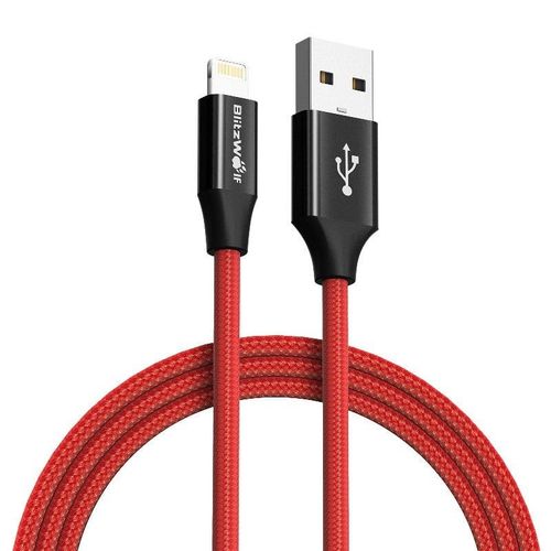 Kabel Lightning AmpCore Turbo BlitzWolf BW-MF9 1m czerwony na Arena.pl