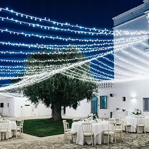 LAMPKI CHOINKOWE 1000 LED BIAŁE ZIMNE IP44 68 M 8 TRYBÓW NA CHOINKĘ na Arena.pl