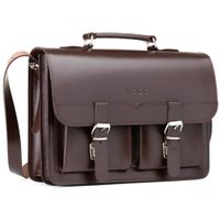 TECZKA SKÓRZANA 2W1 KEMER VOOC Vintage P112 BRĄZOWA