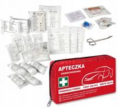 APTECZKA SAMOCHODOWA CAŁA EUROPA Z KOCEM TERMICZNYM USTNIK DIN 13164 PLUS