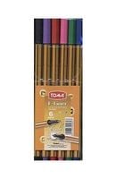 cienkopis f-liner 0,4mm 6kol to-344 9607