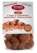 Czekoladowe Ciasteczka z Mąki Czerwonej Soczewicy BIO 100g BEZ GLUTENU