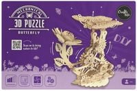 DIY Ruchome Drewniane Puzzle 3D Motyl