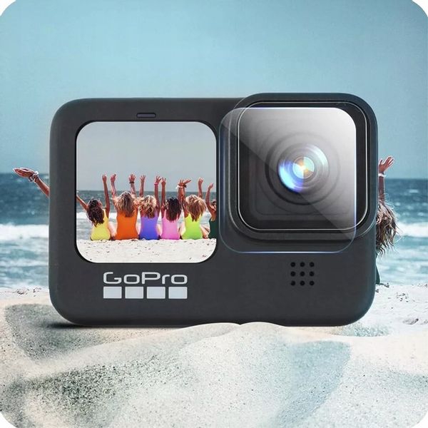Szkło Hartowane na Ekrany Obiektyw Zestaw 3 Komplety do GoPro 12 11 10 9 zdjęcie 7