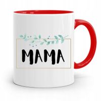 Kubek Czerwony Prezent Dla Mamy Matki Mamusi Mama Z Nadrukiem Ze Zdjęciem