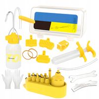 DUŻY ZESTAW DO ODPOWIETRZANIA HAMULCÓW ROWEROWYCH SHIMANO TEKTRO BOX XXL