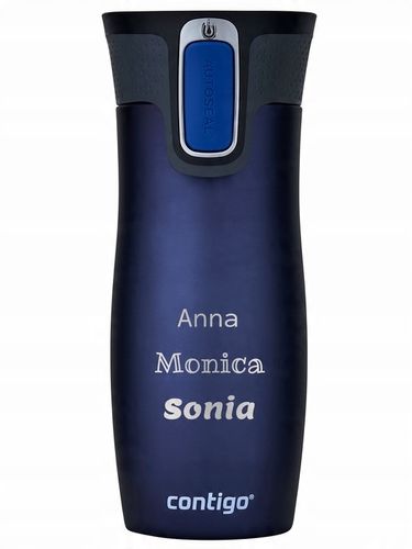 Kubek termiczny z grawerem prezent/personalizowany Contigo West Loop-granat na Arena.pl