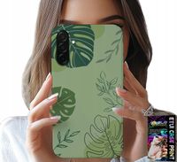 ETUI DO SAMSUNG GALAXY A56 5G - ZIELONE LIŚCIE ROŚLINNE WZORY PLECKI