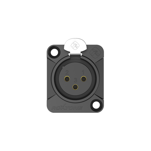 Roxtone gniazdo tablicowe XLR RX3FD-BG zdjęcie 2