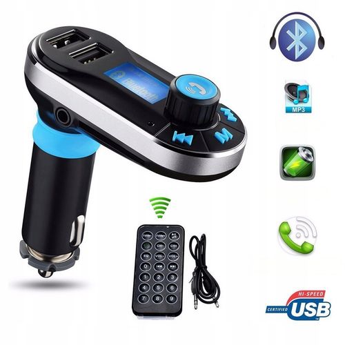 TRANSMITER SAMOCHODOWY FM USB Bluetooth SD AUX na Arena.pl
