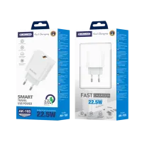 jellico ładowarka sieciowa ak165 22,5w 1xusb qc3.0 biały