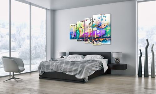 Obraz Na Płótnie - Ryby Pastele  - 150X100 Cm - Eg150X100-4096 na Arena.pl