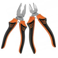 NEO TOOLS ZESTAW KOMBINERKI SZCZYPCE 180MM ZESTAW TNĄCE BOCZNE UNIWERSALNE