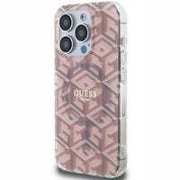 Etui case Guess do Apple iPhone 15 Pro hardcase IML GCube MagSafe różowy