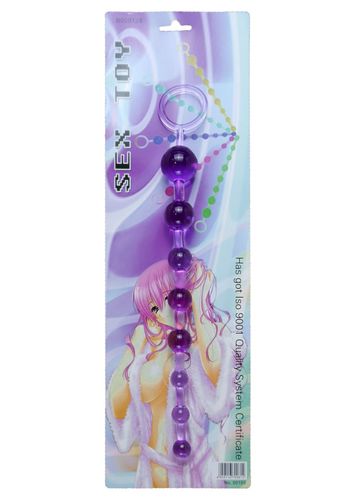 plug/kulki jelly anal 10 beads purple na Arena.pl