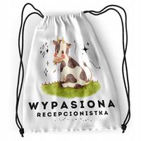 Plecak Sportowy Szkolny Recepcionistki Worek Torba Z Nadrukiem Ze Zdjęciem