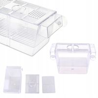 Kotnik Plastikowy dla Ryb Rozmiar L 22,5x9,5x10cm Dwie Komory DUŻY