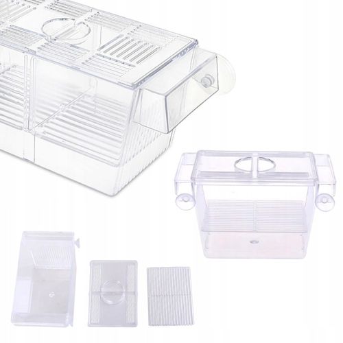 Kotnik Plastikowy dla Ryb Rozmiar L 22,5x9,5x10cm Dwie Komory DUŻY na Arena.pl