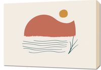 Obraz 70x50cm Serenada Zachodzącego Słońca