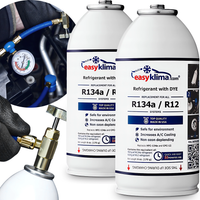 2x Gaz Do Napełniania Klimatyzacji W Aucie R134A Czynnik Chłodniczy Zestaw