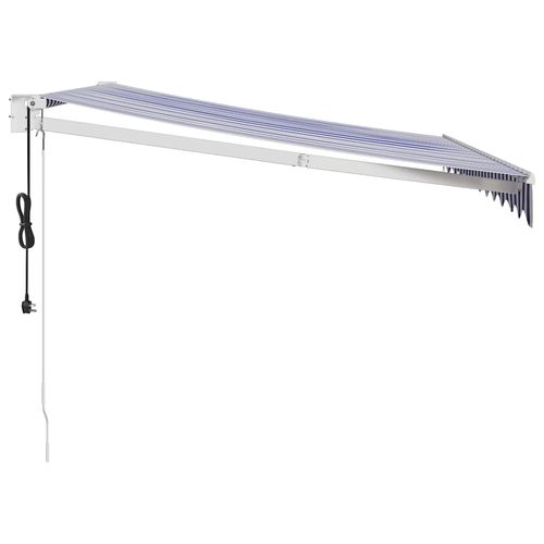 Zwijana markiza, automatyczna, niebiesko-biała, 3,5x2,5 m na Arena.pl