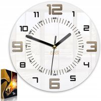 Zegar ARMANDO 28 cm Nowoczesny- Ultra Cichy - 3D