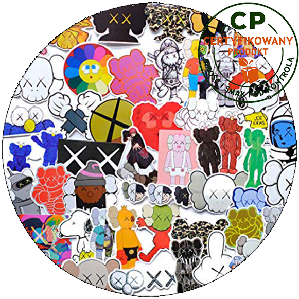 Opłatek na tort KAWS zdjęcie 1