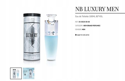 NEW BRAND MEN LUXURY EDT 100ML na Arena.pl