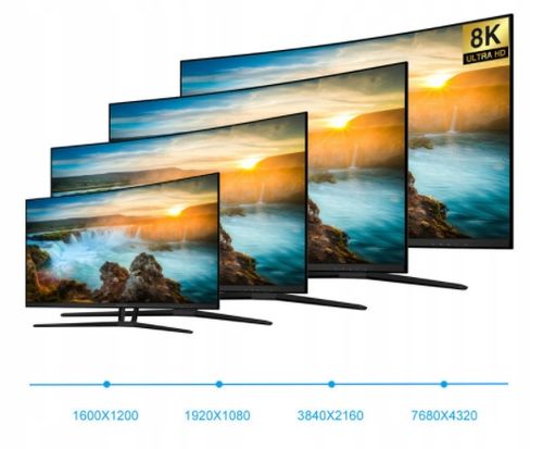 Kabel USB-C DisplayPort 1.2 Żeński Adapter 4K 60HZ Full HD Przewód MHL 1m na Arena.pl