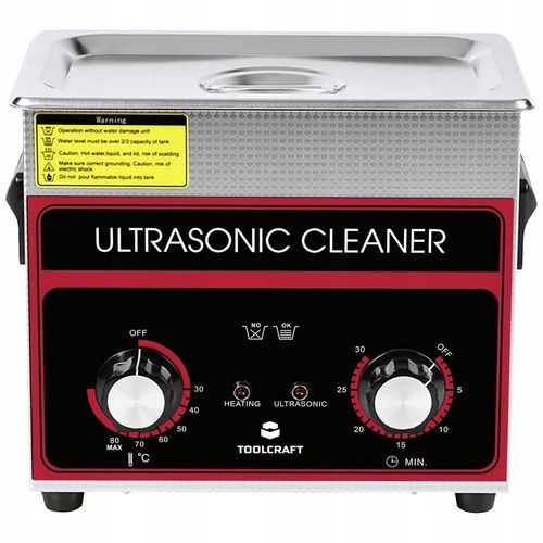 Profesjonalna MYJKA ultradźwiękowa WANNA 3,2L stal nierdzewna reg temp czas na Arena.pl