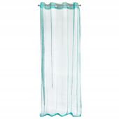 Firana gotowa na przelotkach ANIKA 140x250 Eurofirany turkusowa