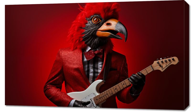Obraz 100x60cm Zwierzęcy Rock'n'Roll zdjęcie 1
