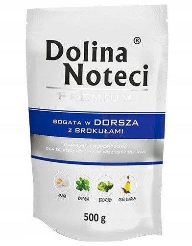 DOLINA NOTECI PREMIUM Mokra karma dla psa BEZ KURCZAKA MIX smaków 10x500g na Arena.pl