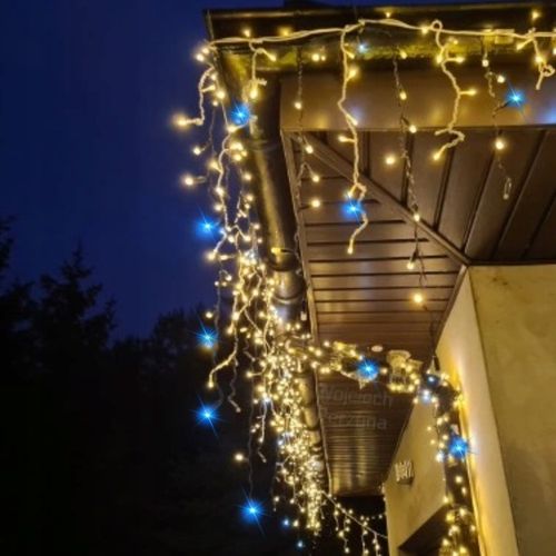 SOPLE LED 500 LAMPKI ZEWNĘTRZNE 18 m Światełka Świąteczne Zew IP44 + FLASH na Arena.pl