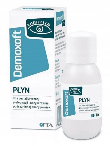 DEMOXOFT PŁYN DO SPECJALOSTYCZNEJ HIGIENY POWIEK 100ML na Arena.pl