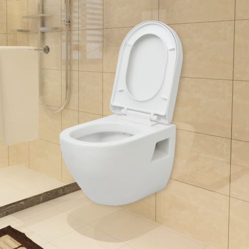 Toaleta wisząca ceramiczna, biała na Arena.pl