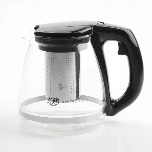 DZBANEK SZKLANY Z STALOWYM ZAPARZACZEM ZAPARZACZ DO HERBATY ZIÓŁ 1100 ML na Arena.pl